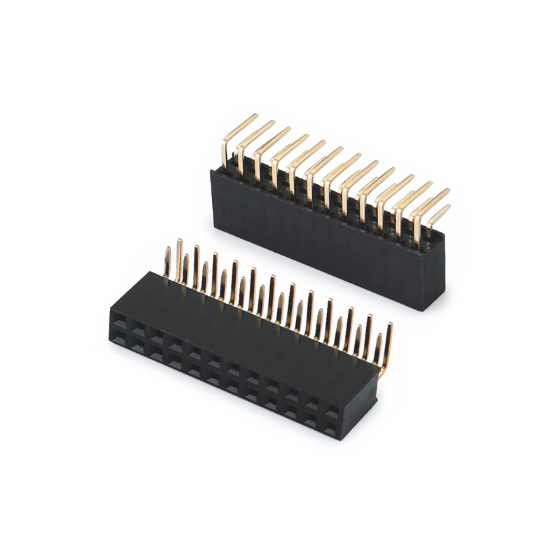 2.54mm 双排90度排母